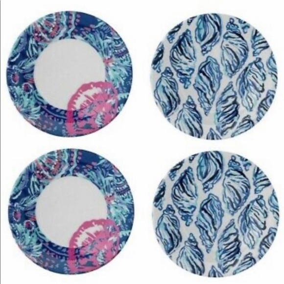 Lilly Pulitzer Appetizer Plates - Picture 1 of 3